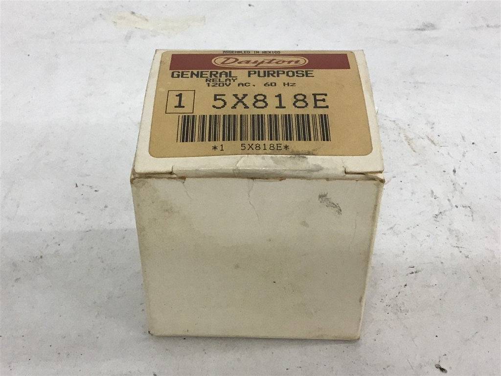 Dayton 5X818E General Purpose Relay 120 Vac