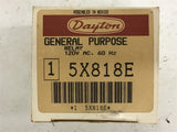 Dayton 5X818E General Purpose Relay 120 Vac
