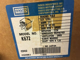 Fasco K672 1/150 Hp Blower Motor 240 Volts 3000 Rpm .27 Amps