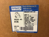 Fasco A136 Blower Motor 115 Volts 3450 Rpm Single Speed