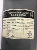 Worldwide WPMDC34-18-90V-56CB 3/4 HP 90 Arm Volts 56C Frame 1800 Rpm