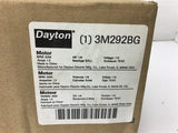Dayton 3M292BG 1/8 Hp AC Motor 3000 Rpm 1.3 Amps 115 Volts