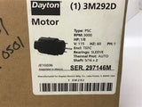 Dayton 3M292D 1/8 Hp 115 volts Single Phase