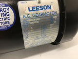 Leeson 107017.00 .5 HP AC GearMotor 115/208-230 Volts 41 Rpm 48Y Fr 42:1 Ratio