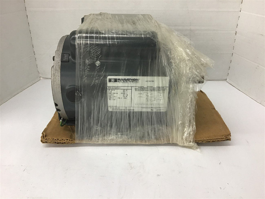 Marathon 5KCR49PN3011 3/4-1/4 HP AC Motor115 Volts Single Phase 1725/1140 Rpm 56
