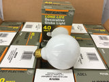 Feit Electric 40G25/W Light bulb 40 Watts Globe Bulb