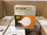 Feit 40G40/W-130 Medium Base Globe Light Bulbs 40 Watts