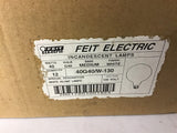 Feit 40G40/W-130 Medium Base Globe Light Bulbs 40 Watts