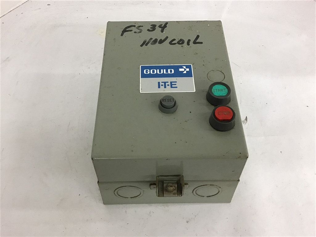 Gould M203BX Starter 460 V @ 7 1/2 Hp Size 3/4 Mounted in Enclosure