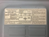 Cutler-Hammer BR48L125SP/CL1248SB Indoor Breaker Box Type 1
