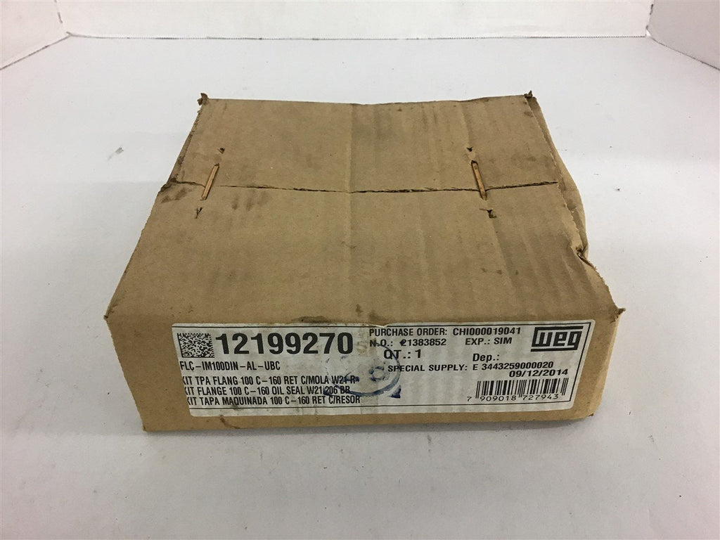 Weg FLC-IM100DIN-AL-UBC Flange C-160 - W21/W22 - Bearing 206 - Oil Seal