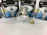 Feit Electric Outdoor Security 65PAR/FL/1 Flood Light Bulbs 65W 120V Lot of 4