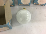 Vanity G-25 Light Bulbs White 60W Standard base Lot of 7