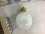 Vanity G-25 Light Bulbs White 60W Standard base Lot of 7