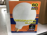 Feit Electric 60G40/W Decorative Globe 60 Watt 130V Lot of 11