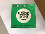 SAFE-T 75R30 Indoor Reflector FloodLights 75Watt Satin Lot of 12