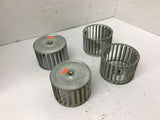 Fasco 1-6052 Galvanized Blower 4 1/8" OD Wheel Lot of 4