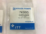 Goulds Pumps 7K995 Diffuser Lot of 9