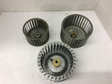 Assorted Lot Of Galvanized Blower Wheels