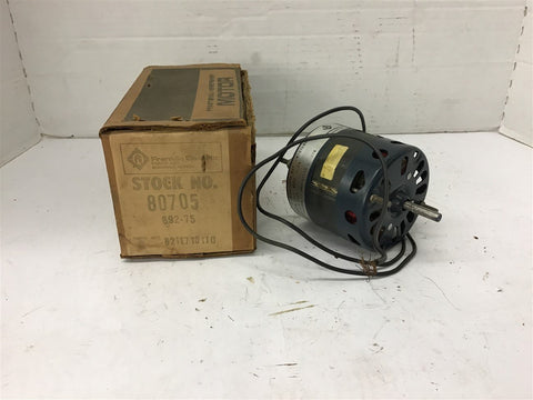Franklin Electric 80705 Air Over Motor 2900 Rpm 115 Volts 1.2 Amps