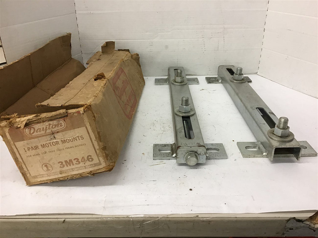 Dayton 3M346 1 Pair Motor Mounts 324T-326US Frame