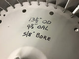 Blower Wheel 13 1/8" OD 5/8" Bore 9 1/2" OAL