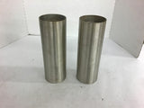 Fine Threaded Metal Pipes Lot of 2