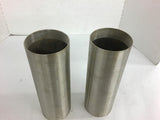 Fine Threaded Metal Pipes Lot of 2
