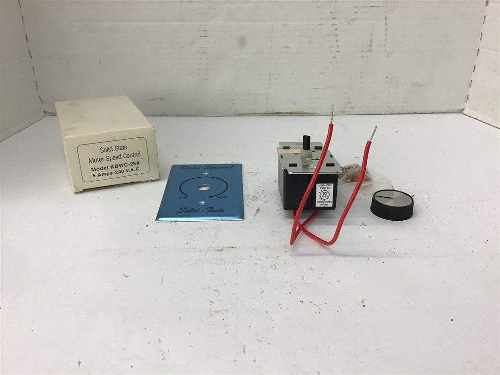 KB Electronics KBWC-25 5.0 A 240 Vac Solid State Speed Control