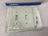 Leviton 88009 Plastic Wall Plate White Lot of 27