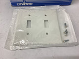 Leviton 88009 Plastic Wall Plate White Lot of 27