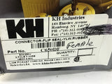 KH C650DF Connector Flip Seal Yellow Rubber 60 Amp 250V 2P 3 Wire