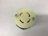 Leviton 2733 Grounding Locking Connector 30A 3PH 480V 3 Pole 4 Wire