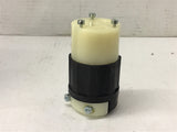 Leviton 3333 3-Pole 3-Wire Locking Connector Black