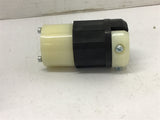 Leviton 3333 3-Pole 3-Wire Locking Connector Black