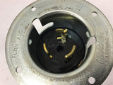 Leviton CS8275 Locking CS Flanged Inlet 2 Pole 3 Wire 50A 250VAC