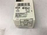 Leviton 2730 3 Phase 3 Pole 4 Wire Single Locking Receptacle 30A 480V Black