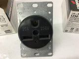 Cooper Wire Device 1234-Box Flush Receptacle 30 Amp 250 volt Lot of 3