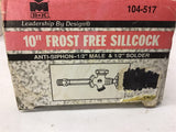 B&K 104-517 10" Frost Free Sillcock Anti-Siphon 1/2" Male & 1/2" Solder