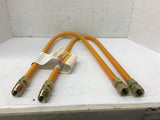 Global Pipe EFGC-038-YE-1011-36 Easyflex Stainless Steel Gas Appliance Connector