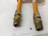 Global Pipe EFGC-038-YE-1011-36 Easyflex Stainless Steel Gas Appliance Connector