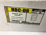 Orbit HBC-DR Duplex Receptacle Handy Box Cover Box of 25