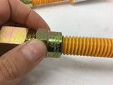 Easyflex EFGC-038-YE-1011-60 Stainless Steel Appliance Gas Connectors 1/2" OD