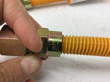 Easyflex EFGC-038-YE-1011-60 Stainless Steel Appliance Gas Connectors 1/2" OD