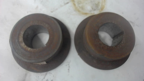 2-TRACK ROLLER WITH TAPERED FLANGE, 1-15/16" ID X 4" ROLLER OD X 5-1/2 FLANGE OD