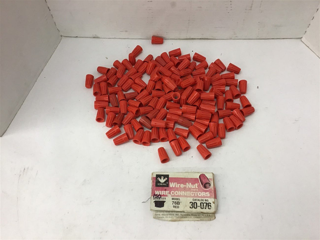 Ideal 30-076 76B Wire Connectors Red Lot of 150