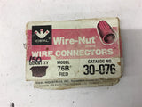 Ideal 30-076 76B Wire Connectors Red Lot of 150