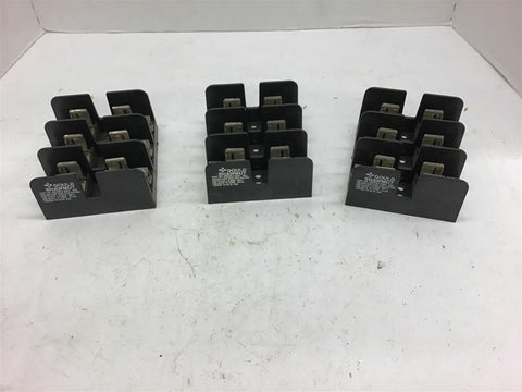 Gould Shawmut 60308J 30 Amp Fuse Holder 600 Volts Lot of 3