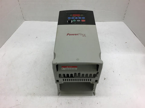 Allen-Bradley 22B-D012N104 Power-Flex 40 7.5 Hp AC Drive 460 Volts 12.0 Amps Out