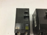 Square D 40 Amp Circuit Breaker Type QO 2 Pole